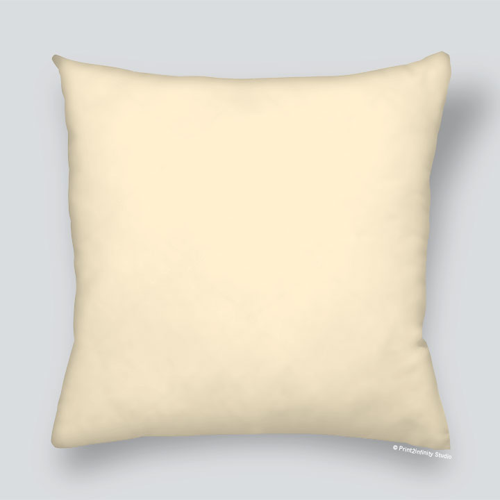 Throw Pillow Cover Very Light Yellow