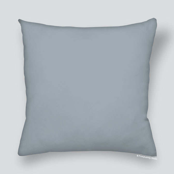 Throw Pillow Cover - Light Gray Blue